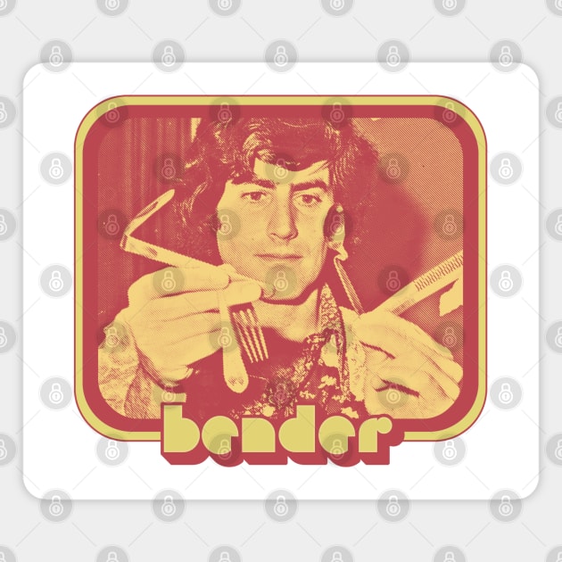 Uri Geller // Retro Spoon Bending Design Magnet by DankFutura